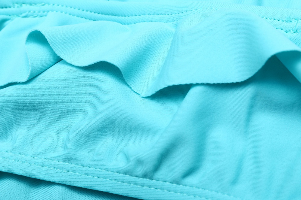 Купальник для девочек Shantou Basic р.146-152 голубой 24ENGL7