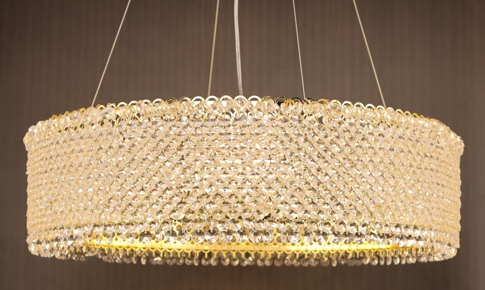 Люстра потолочная Sensio Chateau 4x40 Вт E14 золотой ALPL-PLP275-30