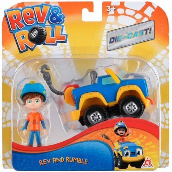Игровой набор Rev&Roll Die Cast Rev & Rumble 