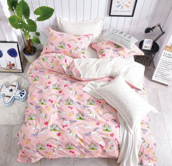 Комплект постельного белья Unicorn разноцветный Design_CHM