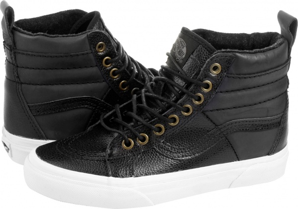 Кеды Vans U SK8-Hi 46 MTE (Pebble Leather VA2XS2JTQ р.US 7,5 черный