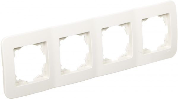 Рамка четырехместная Viko Rollina универсальная кремовый 90481054