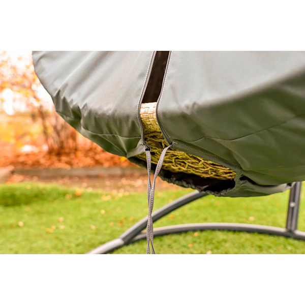 Чехол на кресло-кокон серый одноместный