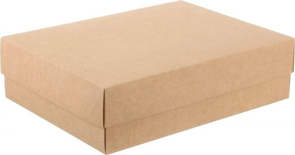 Коробка самозбірна крафт 26х34х9,5 см