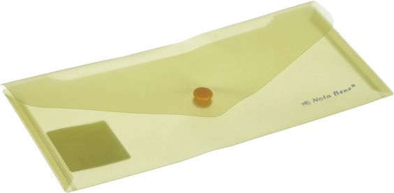 Папка-євроконверт на кнопці жовта Nota Bene