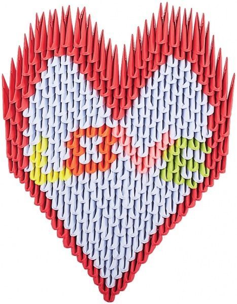 Модульное оригами «Валентинка»