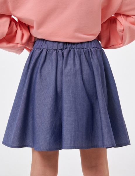 Спідниця для дівчаток Smil Джинс р.134 синій 120343 