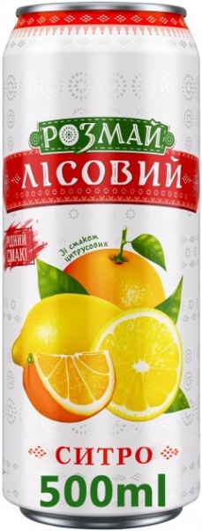 Безалкогольный напиток Розмай Лісовий Ситро Размай Лесной 0,5 л 