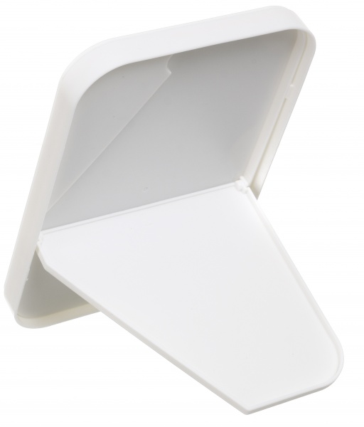 Дзеркало косметичне прямокутне біле 21.9x15 см