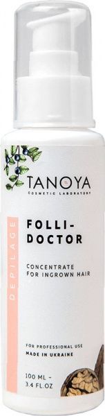 Гель-концентрат TANOYA Проти вростання волосся «Фолі-лікар» 100 мл