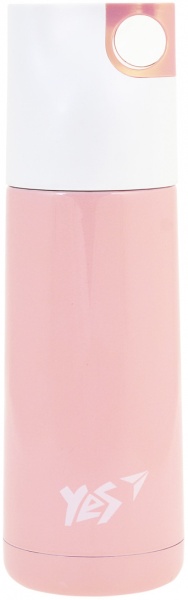 Термочашка 350 мл YES Pale peach рожевий 706723