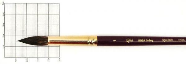 Кисть Белка круглая, 2080, № 8 ROSA Gallery 