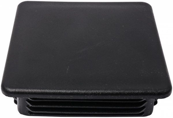 Заглушка квадратна чорна 120х120 мм