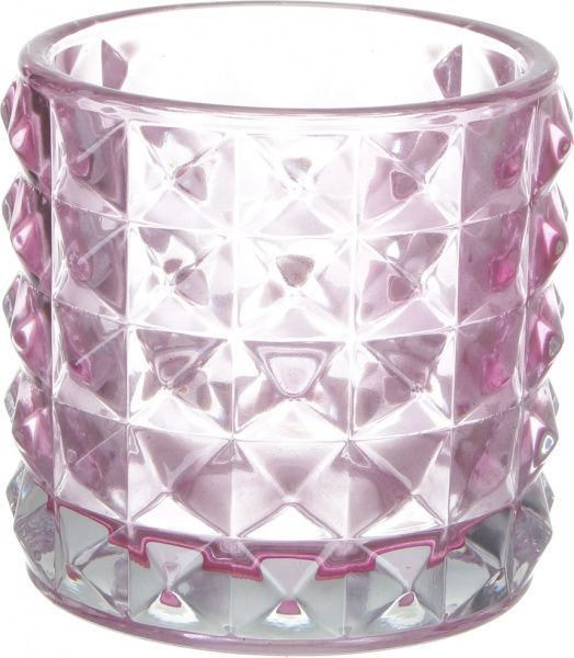 Подсвечник стеклянный 9.8х8.6 см в ассортименте