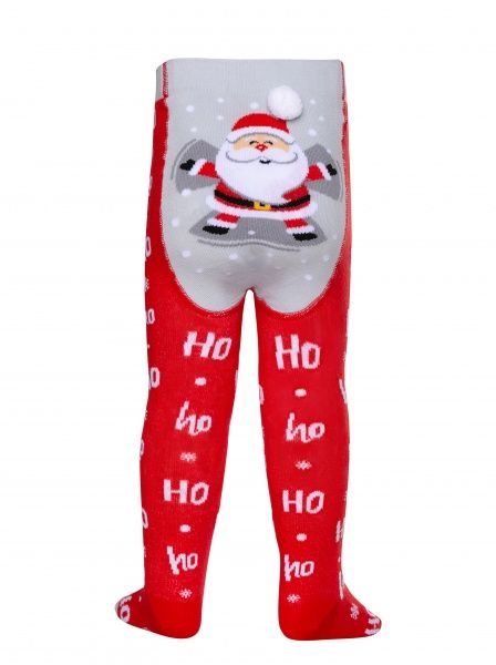 Колготки дитячі Conte-Kids New Year 556 19С-96/1СП р.62-74 червоний