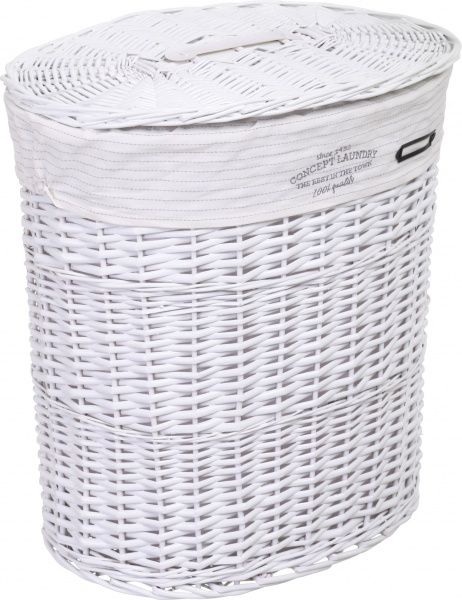 Корзинка плетеная Tony Bridge Basket с текстилем 51х37х56 см HQN20-1CD-1 