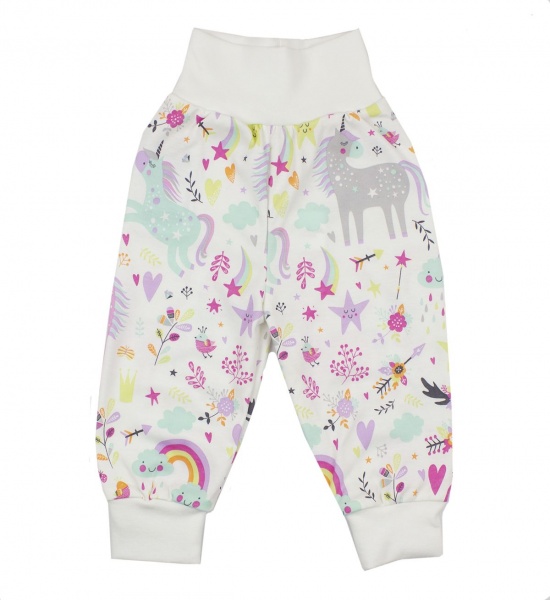 Штанці Bambinelli Єдиноріг р.62 білий із малюнком 
