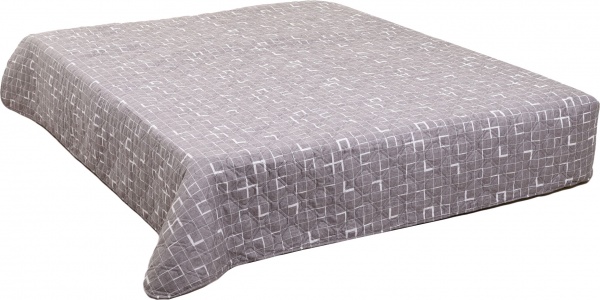 Покрывало Rome 160x210 см UP! (Underprice) серый с белым 