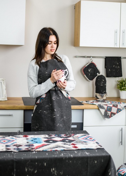 Подушка на стул Joy серая La Nuit