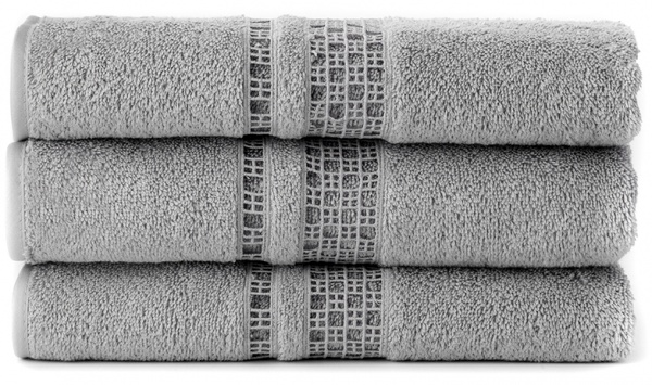 Рушник Veronica 100x150 см сірий Gul Guler 