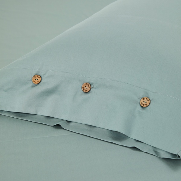 Комплект постільної білизни Solido 2 зелений La Nuit 