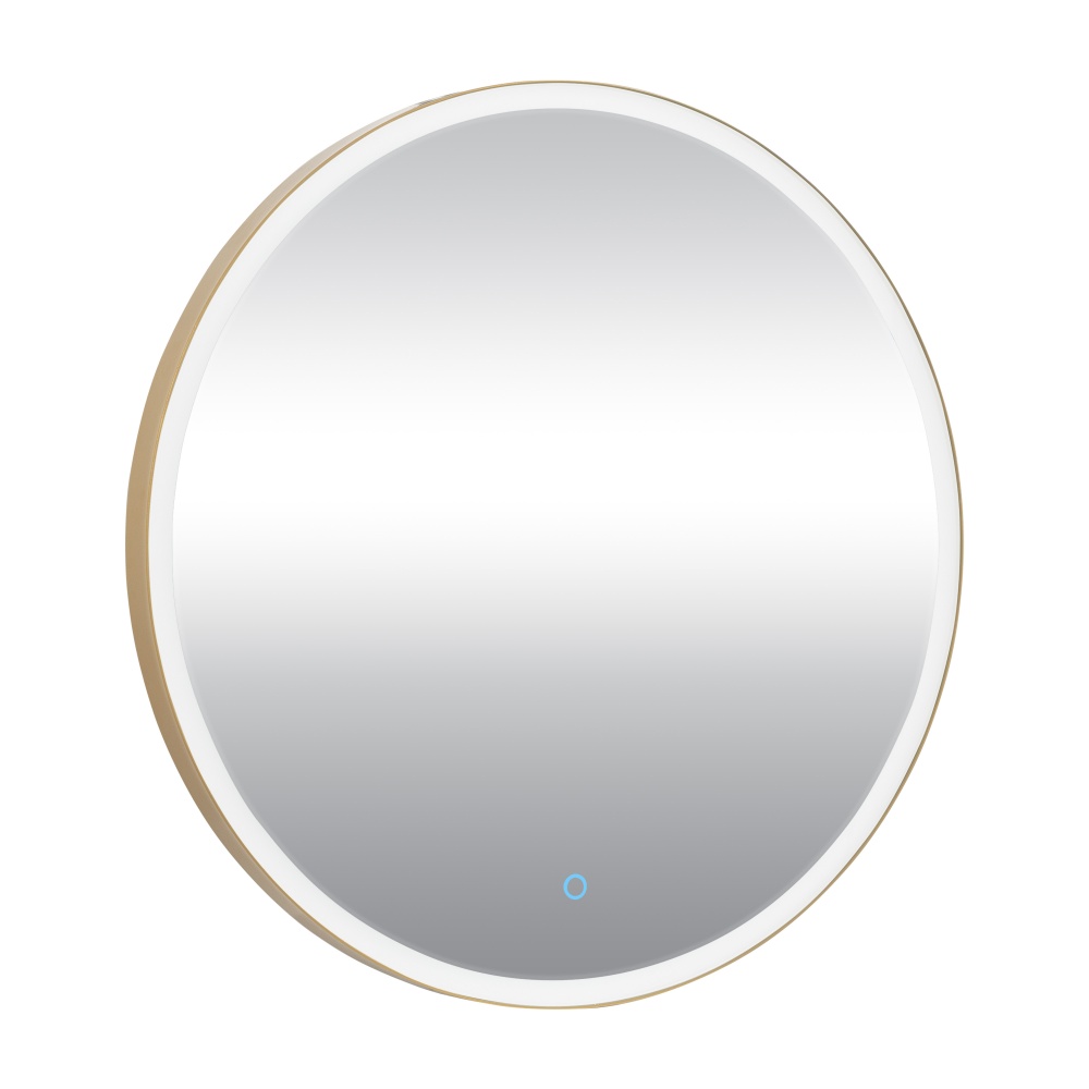 Зеркало со встроенной подсветкой Aqua Rodos Lorenzo gold D-70 sensor