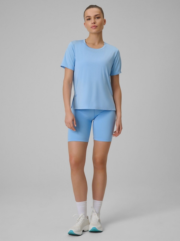 Футболка 4F TSHIRT FNK F1847 4FWSS26TFTSF1847-33S р.S блакитний