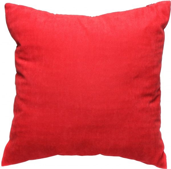 Подушка декоративная 45x45 см красный 