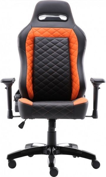 Кресло GT Racer X-2605-4D черно-оранжевый 