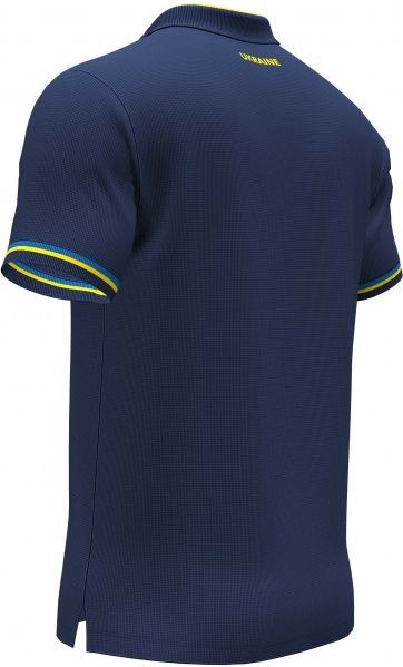 Поло форми збірної України 2021 Joma FED. FUTBOL UCRANIA SHORT SLEEVE POLO AT102376A339 р.XL темно-синій
