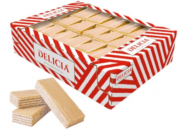 Вафли Delicia Ритм со вкусом пломбира 500 г 500 г 