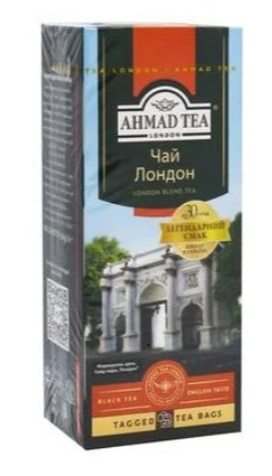 Чай черный AHMAD Tea London 25 шт. 25 г 