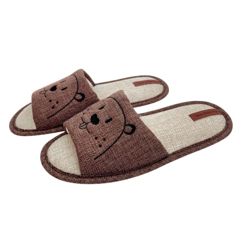 Капці домашні Twins HS-VL (арт.300) з вишивкою 9014 р.38/39 коричневий 