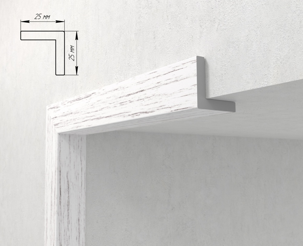 Кутовий елемент 134-036 2800x25x25мм