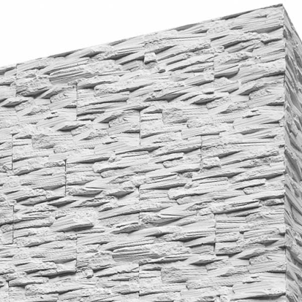 Плитка гипсовая прямая Живой камень Прага 10 0,33 кв.м 