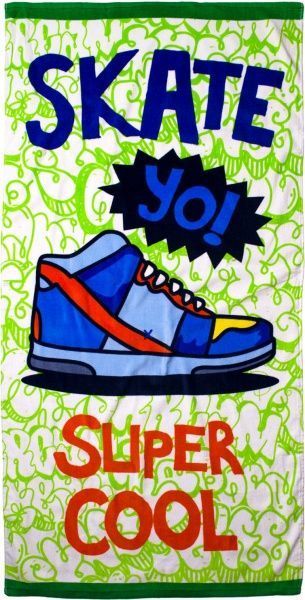 Полотенце Skate Super Cool 75x150 см разноцветный 