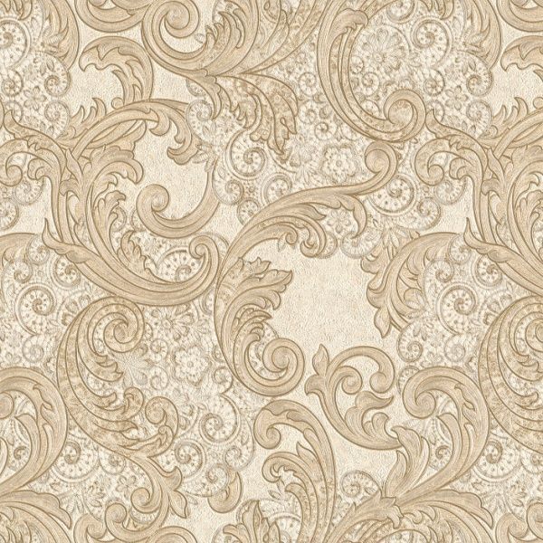 Шпалери вінілові гарячого тиснення Слов'янські шпалери Le Grand platinum Атлант 8637-03 1,06x10,05 м 