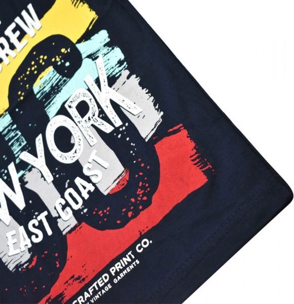 Футболка AKKU 9104 New York р.134 темно-синій 