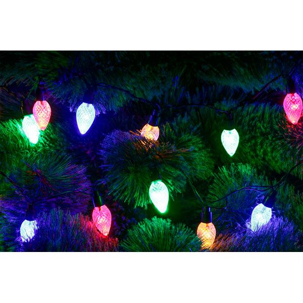 Гирлянда линейная LED 20 ламп 1.5 м разноцветная