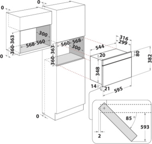 Встраиваемая микроволновая печь Whirlpool AMW 4920 NB