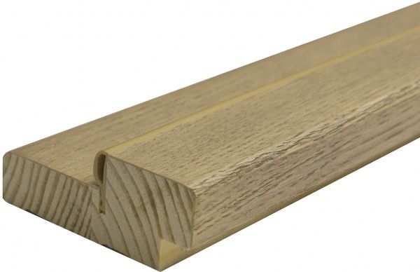 Дверная коробка ОМіС шпонированная с уплотнителем 75х30х2050 мм дуб ретро