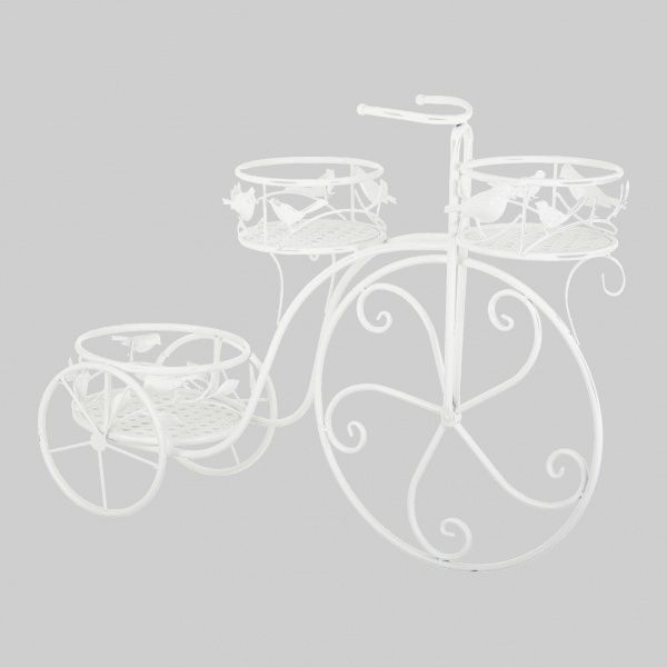 Підставка для квітів Велосипед з пташками 72х25х56 см 