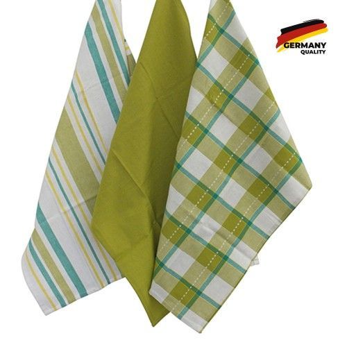 Набір рушників кухонних Pasado 65х45 зелений 3 шт. 45x65 см Kela зелений 