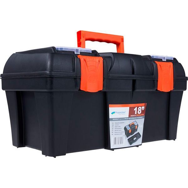 Ящик для ручного инструмента для мелких деталей Prosperplast MUSTANG (458x257x227) з 2 органайзерами N18R 18