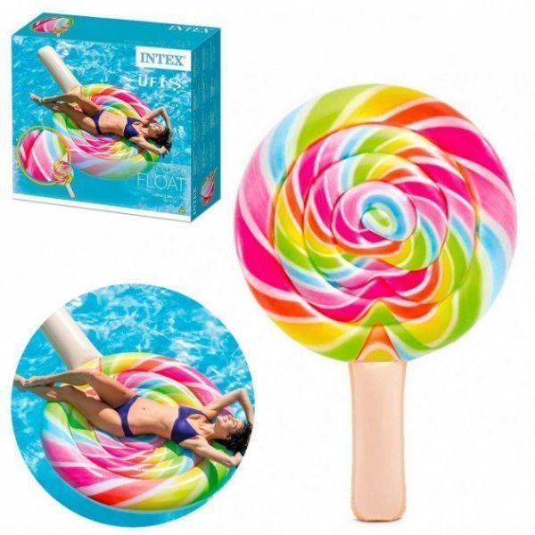 Матрац надувний Intex 208х135 см Цукерка 58753