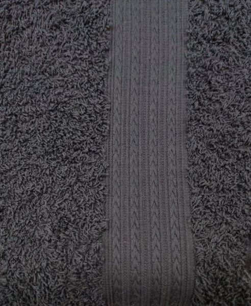 Полотенце махровое Косичка 50x90 см графит Simi 