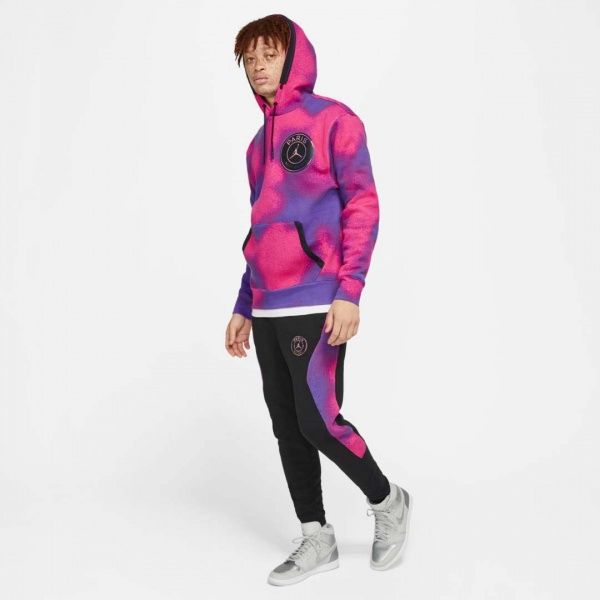 Джемпер Nike M J PSG AOP FLEECE PO CK9649-510 р. S чорний