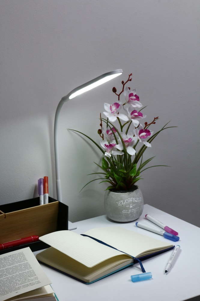 Настільна лампа Luna 10 Вт білий LML-L24CCT-B