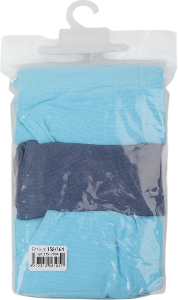 Набор трусов для мальчиков HW 3 пары р.110-116 голубой с синим P2-Q2