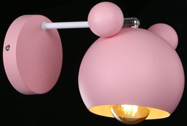 Бра Accento lighting Micky 1x40 Вт E27 розовый